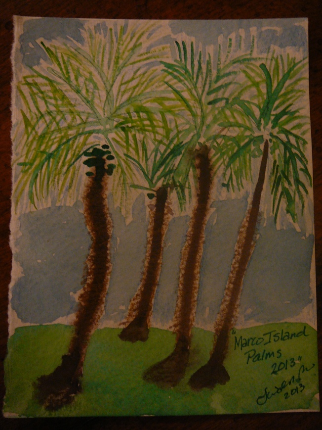 Marco Island Palms Copyright 2013 Lorelei Walsh Park